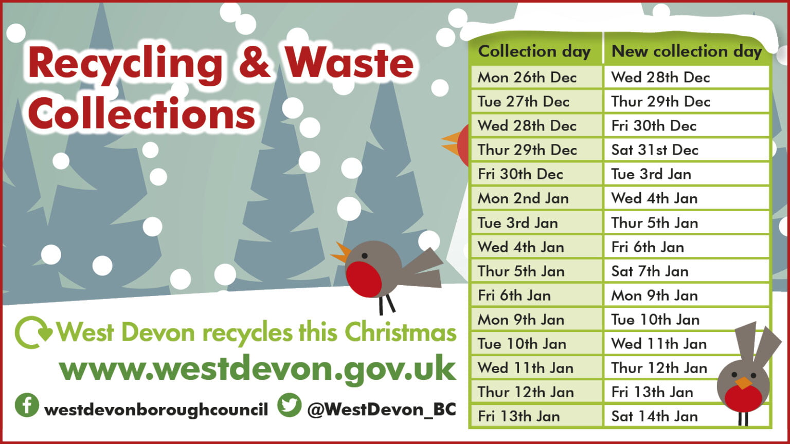 Dates for Christmas Waste Collections • Belstone