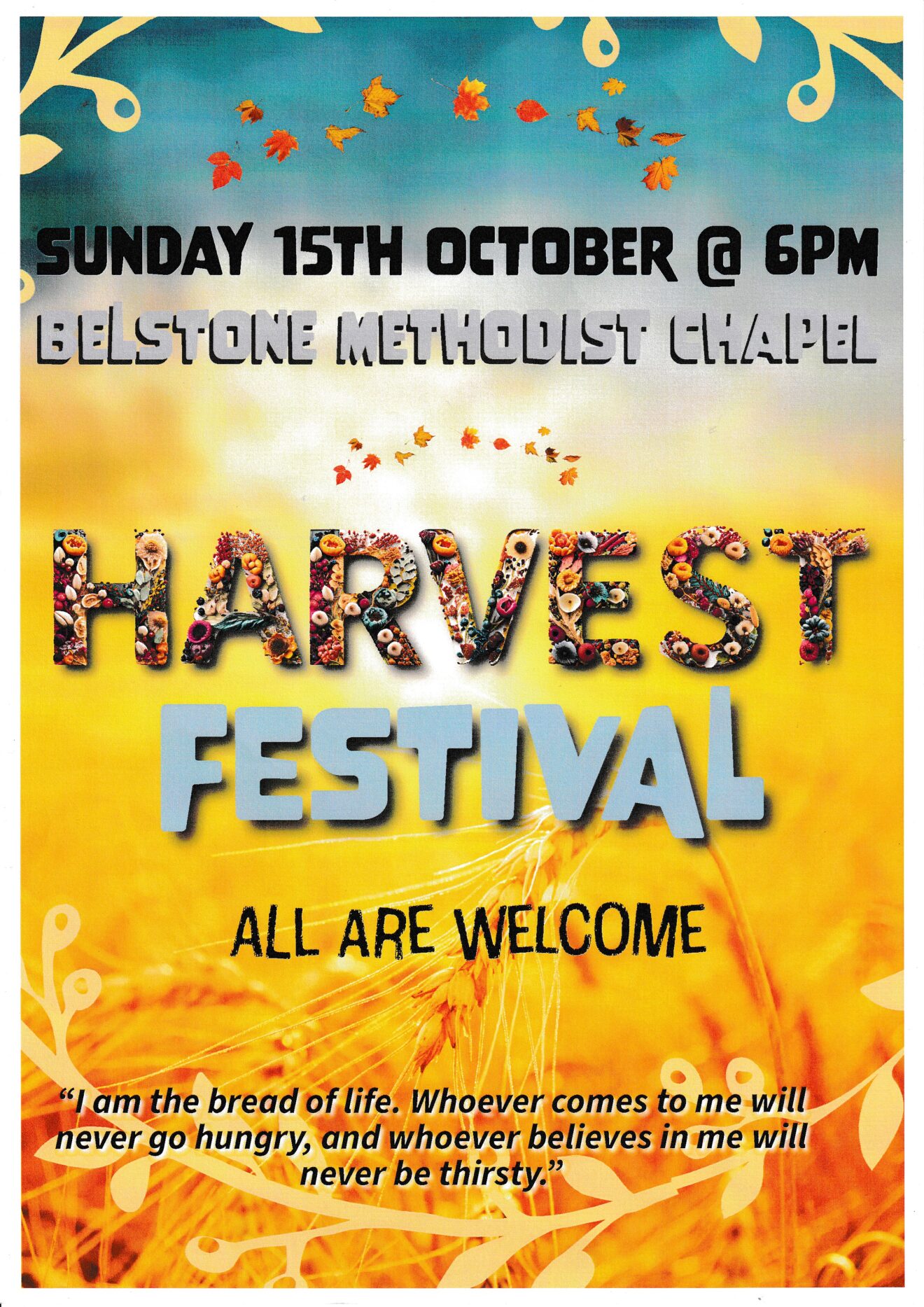 Methodist Chapel Harvest Festival • Belstone