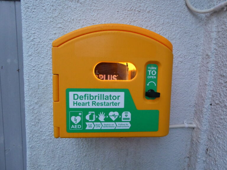 New Defibrillator – Belstone Village Hall